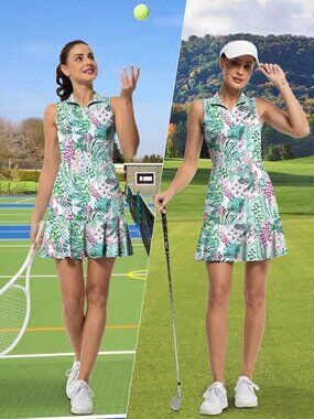 NWT X-Small GGOV Casual Sleeveless Athletic Tennis Golf Dress with Pockets,